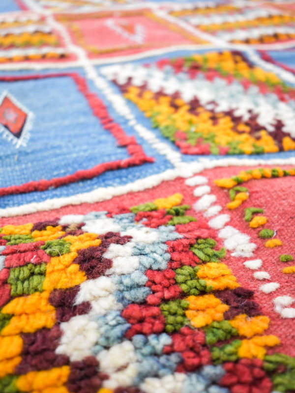 tapis berbere kilim colores matiere
