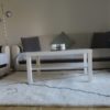 tapis berbere beni ouarain blanc design