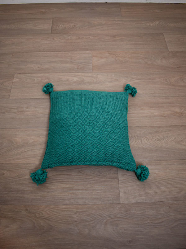 coussin berbere vert