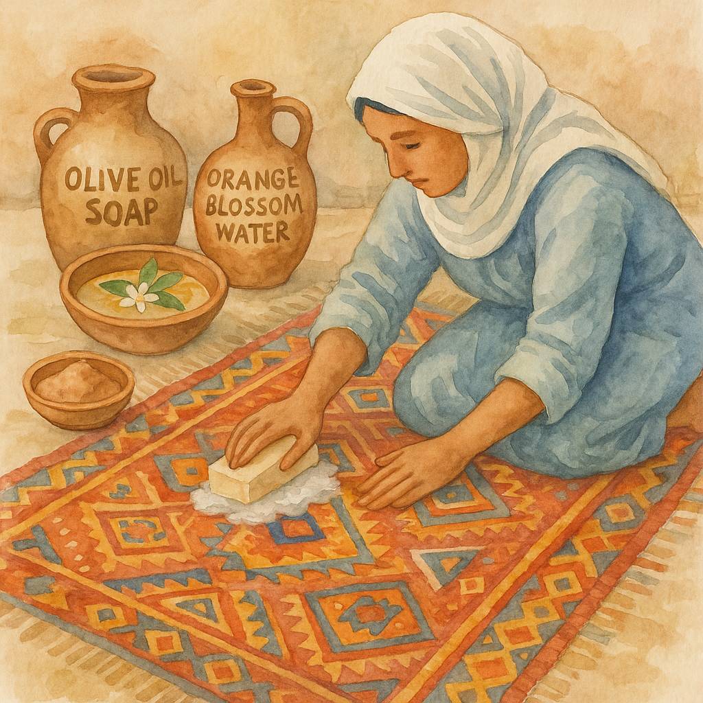 Comment nettoyer une tâche de son tapis berbère Guide complet et astuces naturelles