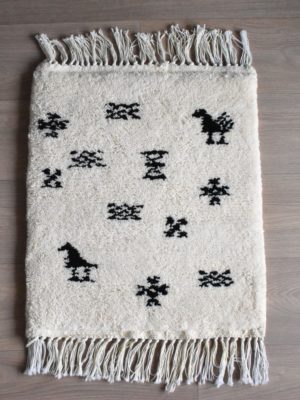 tapis berbere beni ouarain motif Symboles