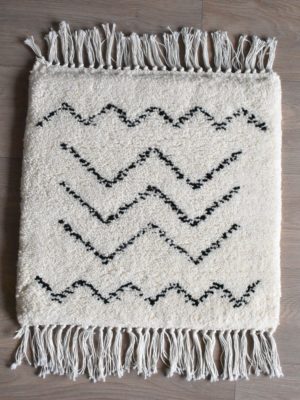 tapis berbere beni ouarain motif Zigzag