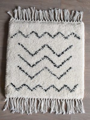 tapis berbere beni ouarain motif Zigzag