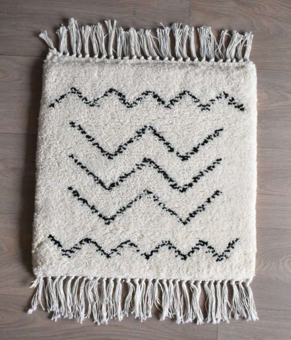 tapis berbere beni ouarain motif Zigzag