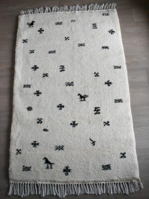 tapis berbere beni ouarain symbole