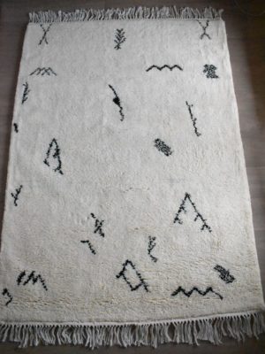 tapis berbere beni ouarain motif symboles