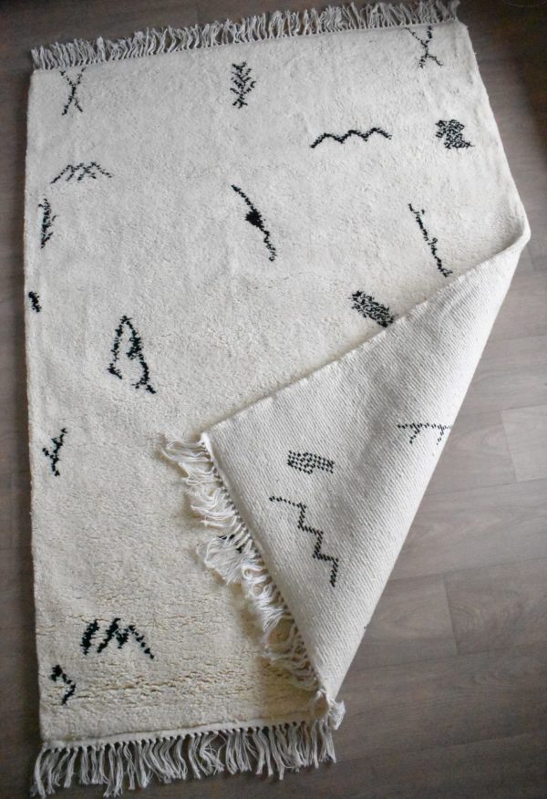 tapis berbere beni ouarain motif symboles