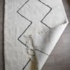 tapis berbere beni ouarain motif losange ouvert