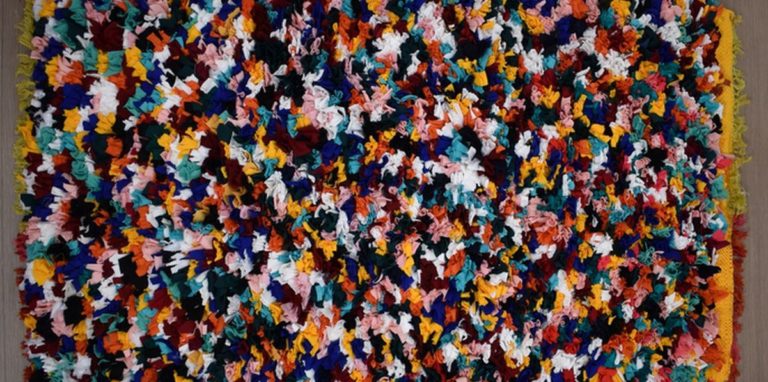 Tapis berbère – Boucherouite Multicolore