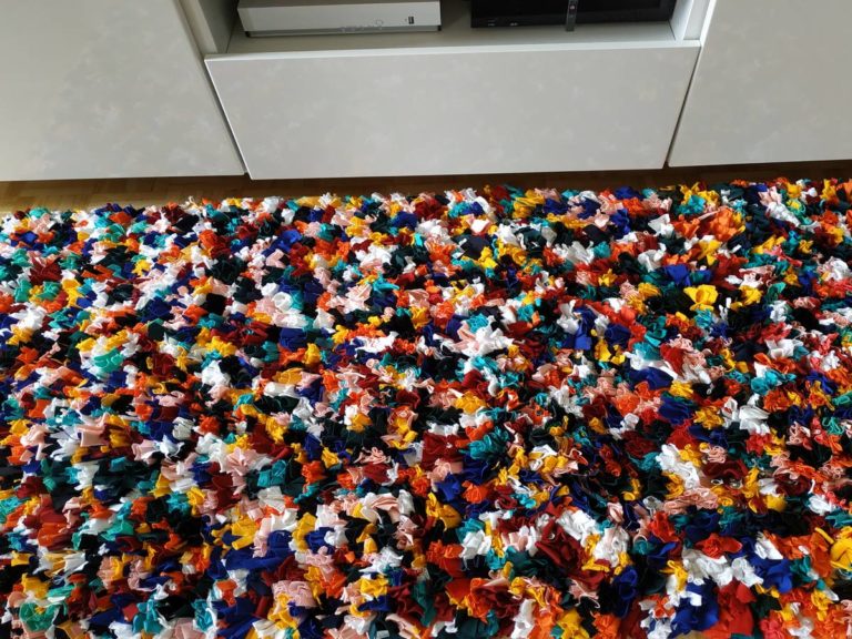 Tapis berbère – Boucherouite Multicolore-2