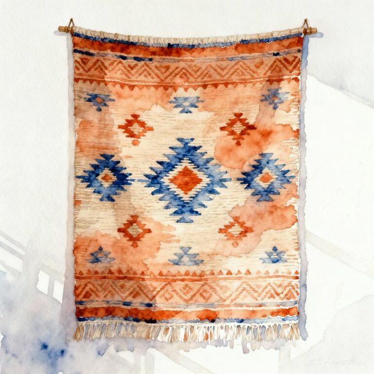 Idée déco décorez votre mur avec un tapis berbère