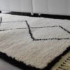 Tapis_Berbere_Beni Ouarain_TBO48_Motif Losanges au Milieu avec contour noir