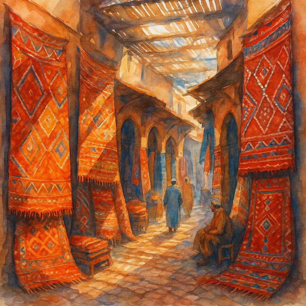 Acheter un tapis berbère à Marrakech