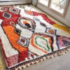 Tapis_Berbere_Beni Ouarain_TBO67_Motif SYMBOLES MULTICOLRS