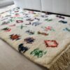 Tapis_Berbere_Beni Ouarain_TBO68_Motif SYMBOLES MULTICOLRS