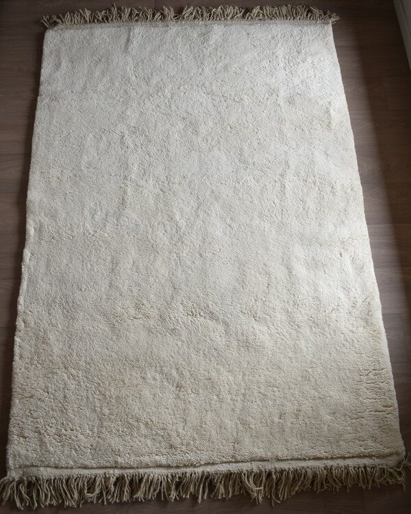 Tapis_Berbere_Beni Ouarain_TBO61_Blans sans Motif