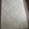 Tapis_Berbere_Beni Ouarain_TBO62_Blanc avec Motif losanges