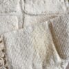 Tapis_Berbere_Beni Ouarain_TBO63_Blanc avec Motif carrés