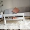 Tapis_Berbere_Beni Ouarain_TBO63_Blanc avec Motif carrés