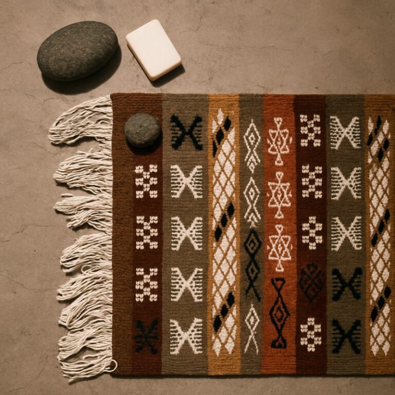 Comment laver un tapis berbère Kilim